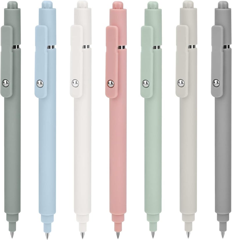 Donse Valentines Day Gifts for Her: 7 Pcs Gel Pens 0.5mm Quick Dry Black Ink Fine Point Smooth Writing Pens High-End Series Ballpoint for Office School Supplies Valentine's Day Gifts for Women Nurse Teacher - Image 2